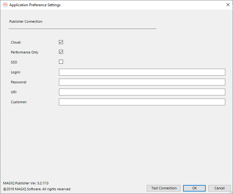 application preference settings